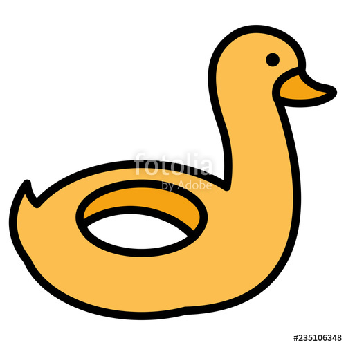 500x499 Duck Float Icon Stock Image And Royalty Free Vector