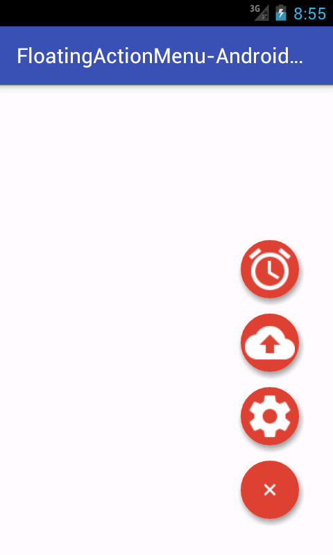 480x800 Android Create Floating Action Menu Sliding Button In Android