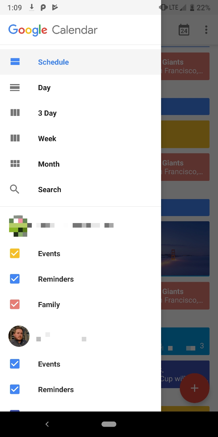 720x1440 Google Calendar For Android Gets The Material Theme Treatment