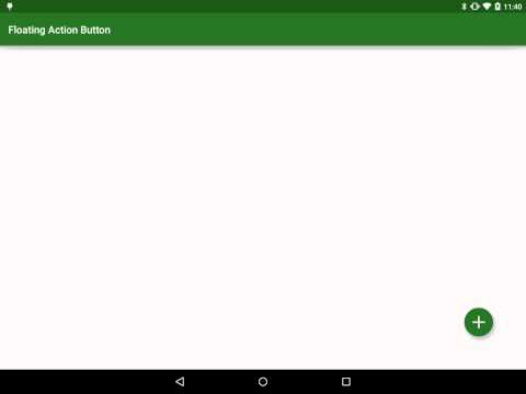 480x360 Floating Action Button Part Styling Android