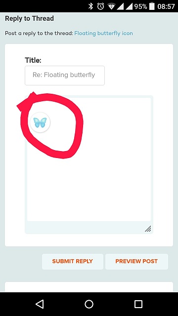 360x640 Floating Butterfly Icon