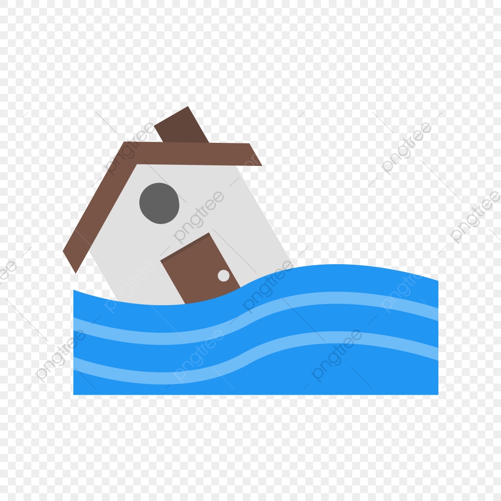 1024x1024 Flood Symbol Vector Icon, Flood Icon, Warning Icon, Flood Symbol