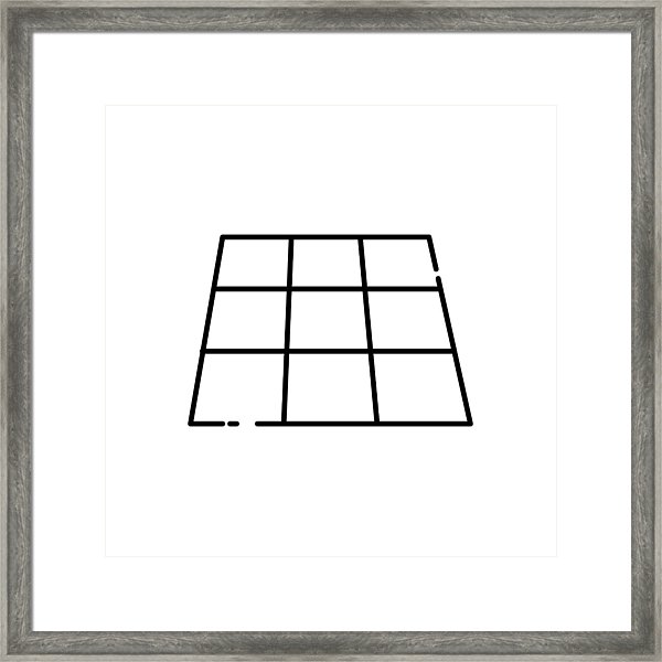 600x600 Dance Floor Icon Framed Print