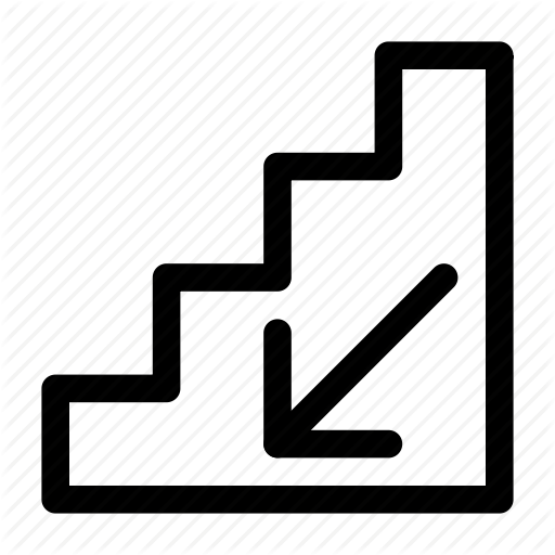 512x512 Down, Floor, Floors, Staircase, Stairs Icon