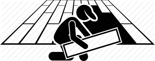 512x202 Floor, Flooring, Mosaic, Service, Tile, Tiling, Worker Icon