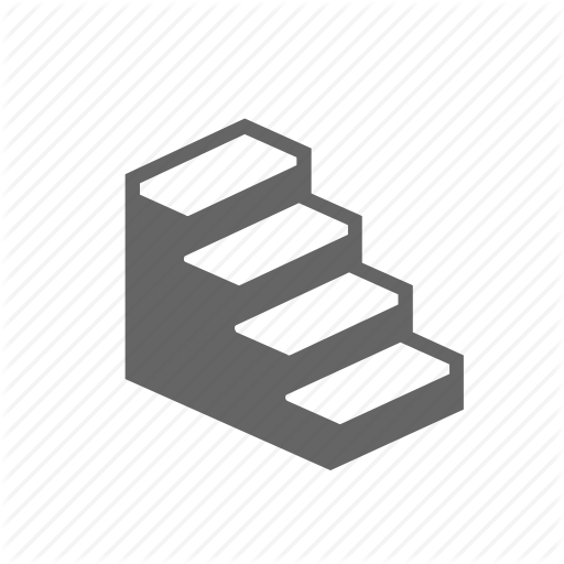 512x512 Building, Construction, Floor, House, Second, Staircase, Stairs Icon