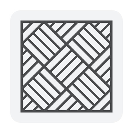 450x450 Concrete Paver Block Floor Icon, Editable Stroke Royalty Free