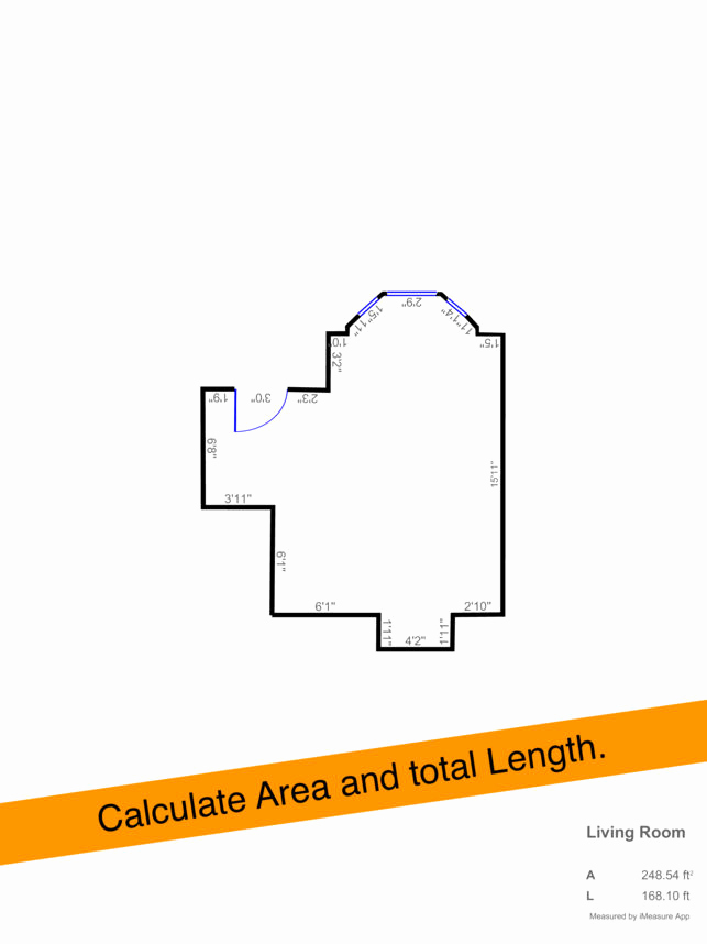643x858 Door Icon Floor Plan Awesome Imeasure Floor Plan On The App Store