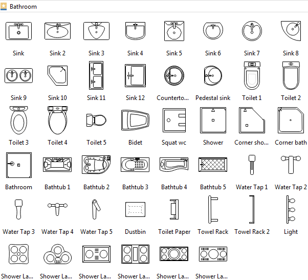 602x546 Floor Plan Symbols