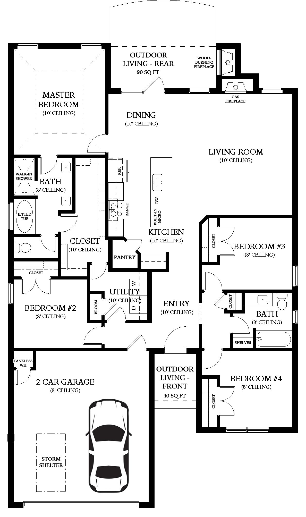 1188x2007 Floorplan Icon Dream Home Designs In Floor Plans, House