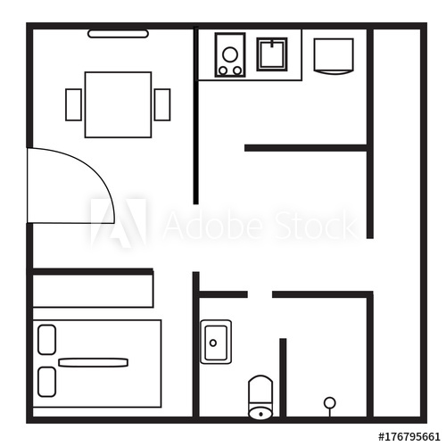 500x500 Plan Icon On White Background Flat Style Plan Sign Architecture