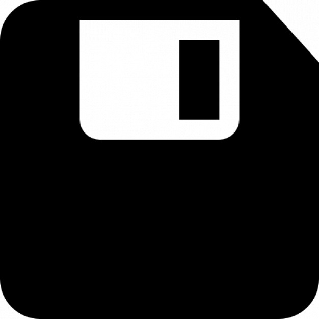 626x626 Black And White Floppy Disk Icons Free Download