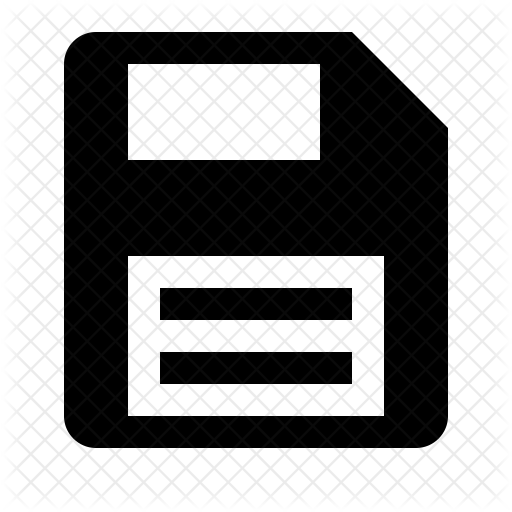 512x512 Floppy Disk Icon Of Glyph Style