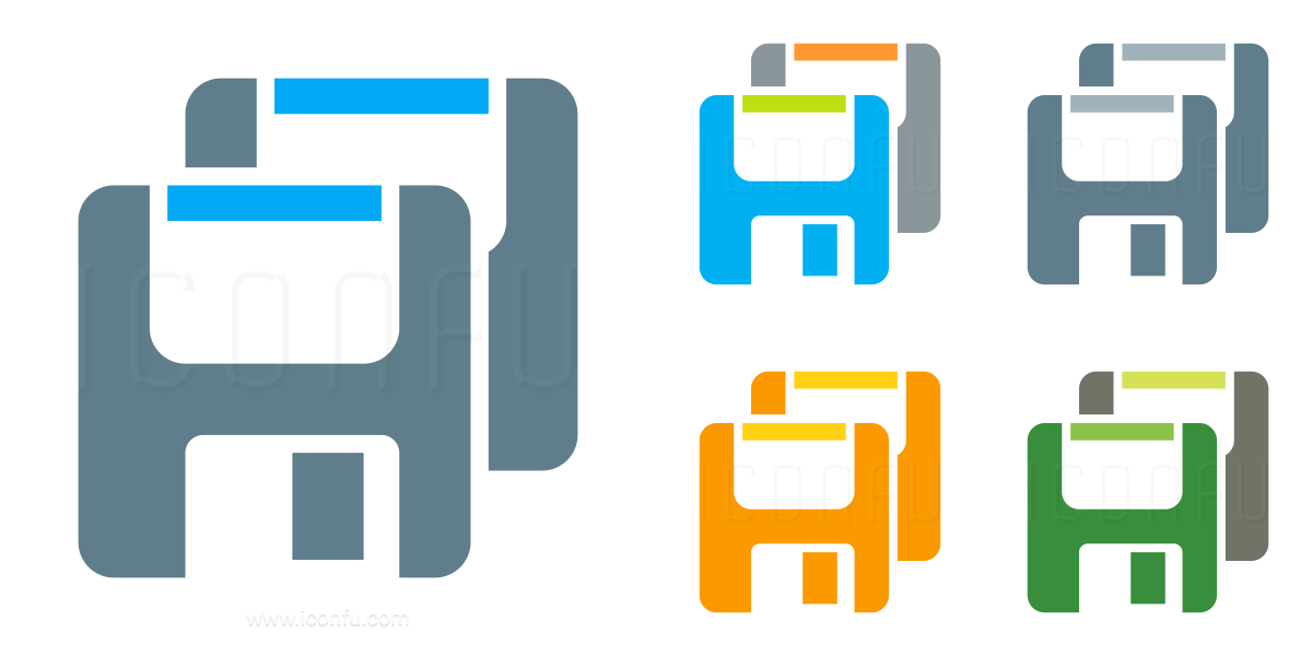 1200x600 Floppy Disks Icon