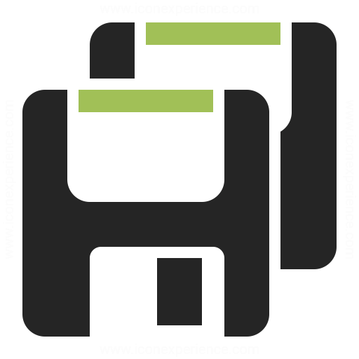 512x512 Floppy Disks Icon Iconexperience
