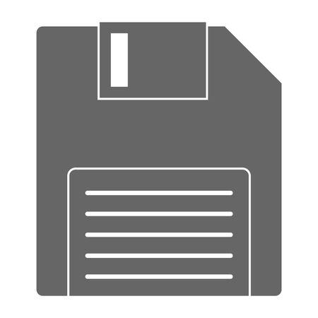 450x450 Vector Illustration Of Grey Floppy Disk Icon Freestock Icons