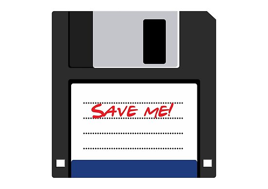 550x389 Flat Floppy Disk Icon Poster