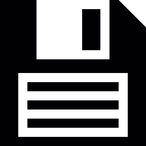 512x512 Floppy Disc, Vintage Storage Disk Format, Save Interface Button