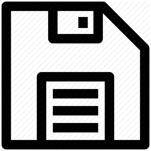 512x512 Disk, Diskette, Floppy, Floppy Disk, Floppy Front, Save Icon