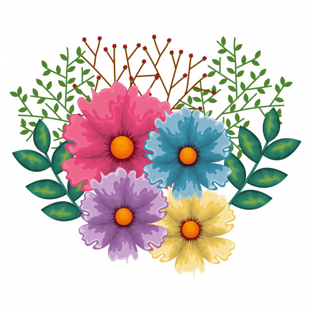 626x626 Beautiful Decoration Floral Icon Vector Premium Download