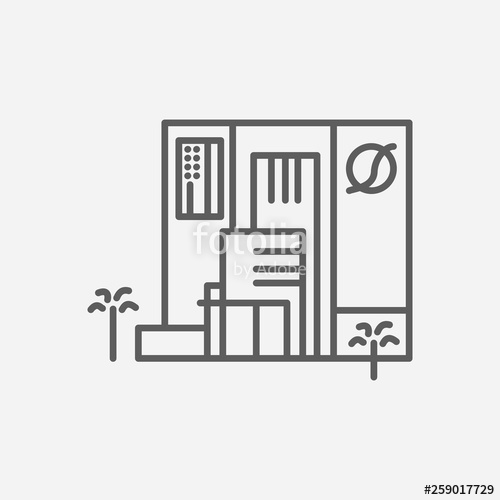 500x500 Florida Icon Line Symbol Isolated Vector Illustration Of Icon