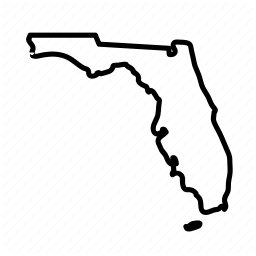 512x512 Florida, Geography, Map, State, Usa Icon