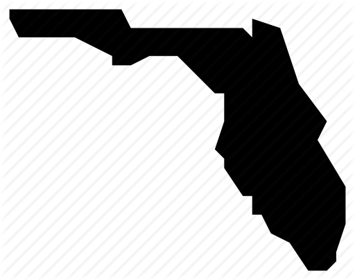 512x404 Florida, Map, State, States, United States, Usa Icon