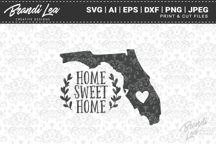 720x480 Free Florida Home Sweet Home State Map