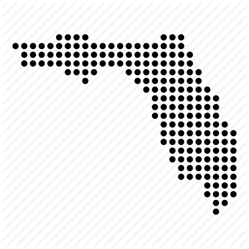 512x512 American, Florida, Location, Map, Region, State Icon