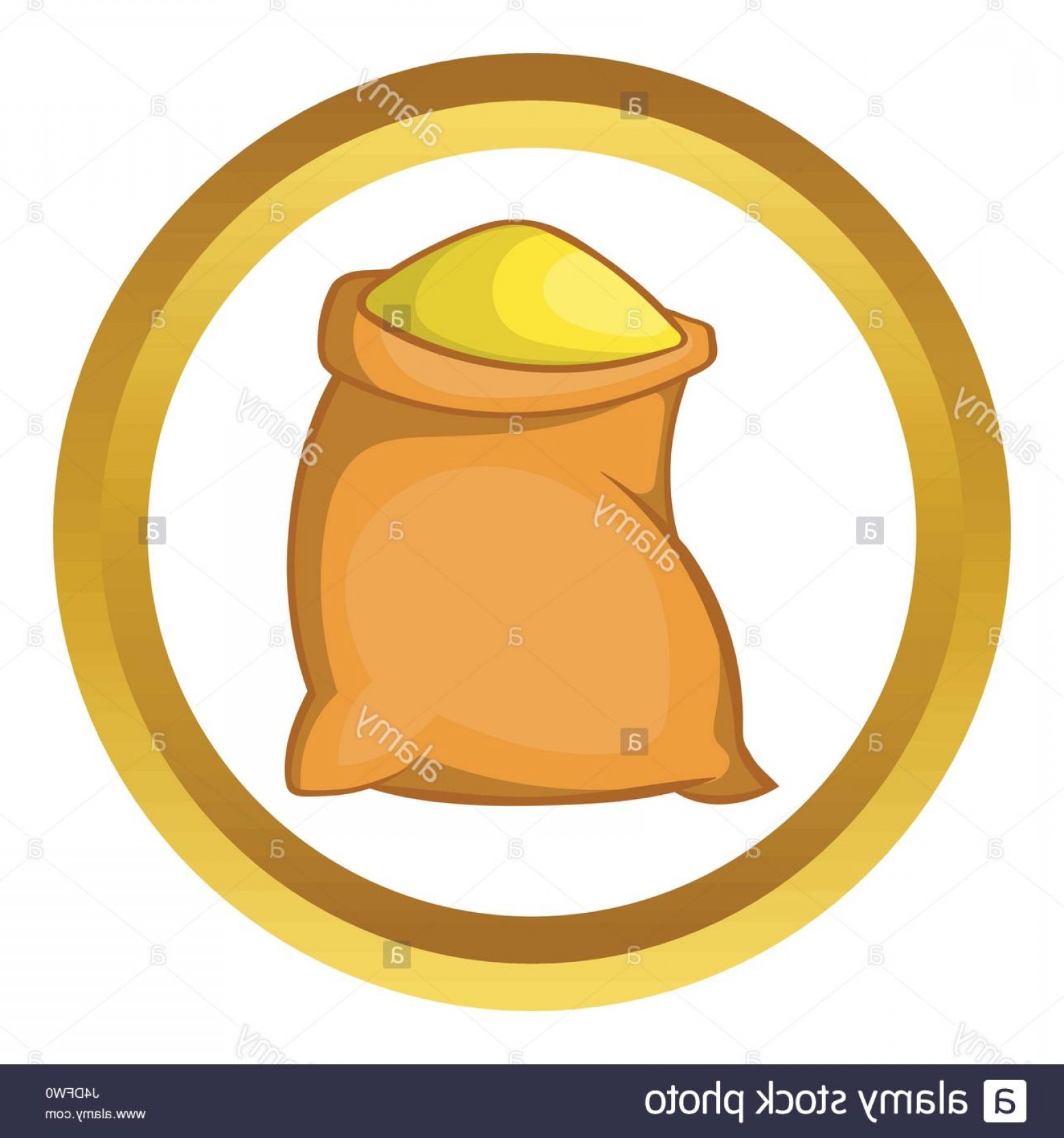 1560x1668 Stock Photo Bag Of Flour Vector Icon Handandbeak