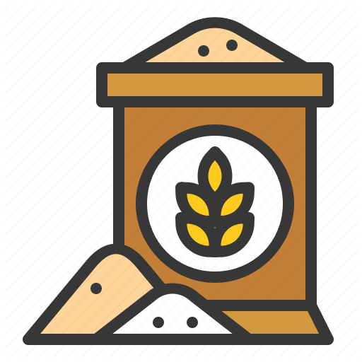 512x512 Bakery, Flour, Gastronomy, Restaurant, Shop, Wheat Flour Icon