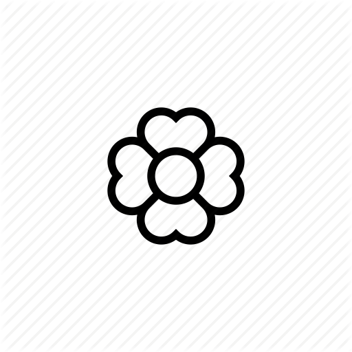 512x512 Flourish, Flower, Heart, Leaf, Nature Icon