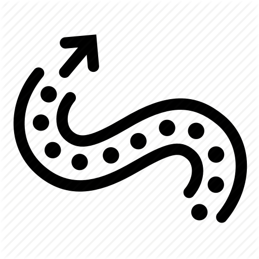 512x512 Arrow, Direction, Flow, Orderly, Organise, Path, Traffic Icon