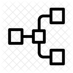 256x256 Flowchart Icon Of Line Style