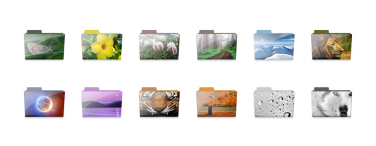 Nature Folder Icons Set Png Free Download, Icon Easy 550x214 Nature Folder Icons Set Png Free Download, Icon Easy