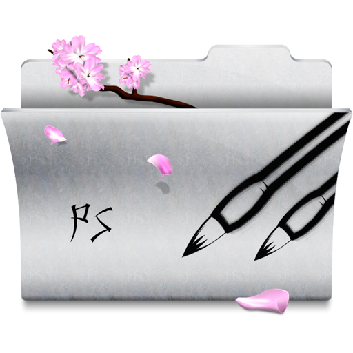 Photoshop Folder With Pink Flowers Icon, Png Clipart Image 512x512 Photoshop Folder With Pink Flowers Icon, Png Clipart Image