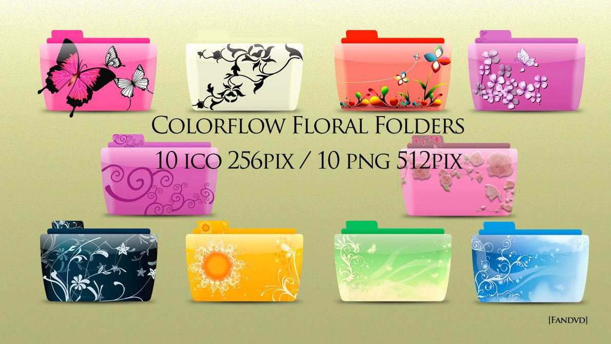 Desktop Folder Icon, Desktop Icons, Floral 1191x670 Desktop Folder Icon, Desktop Icons, Floral