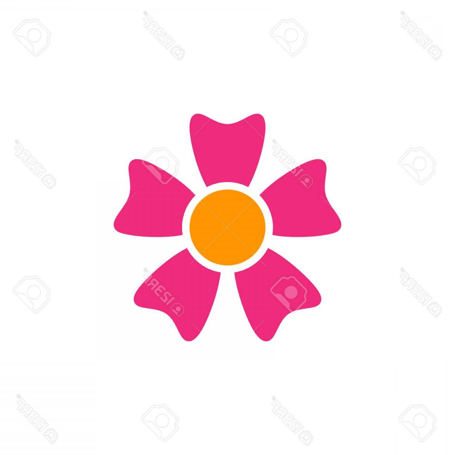 1560x1560 Photostock Vector Flower Icon Vector Filled Flat Sign Solid