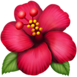 256x256 Hibiscus Emoji U