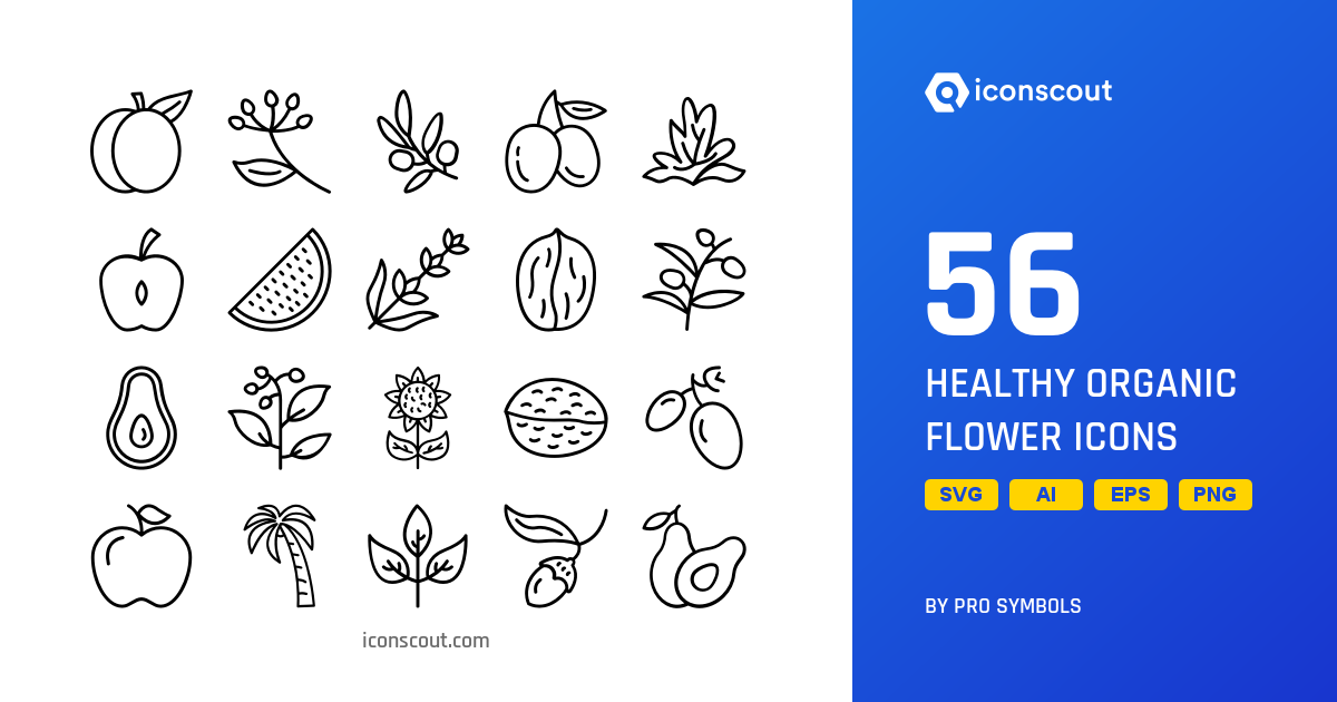 Download Healthy Organic Flower Icon Pack 1200x630 Download Healthy Organic Flower Icon Pack