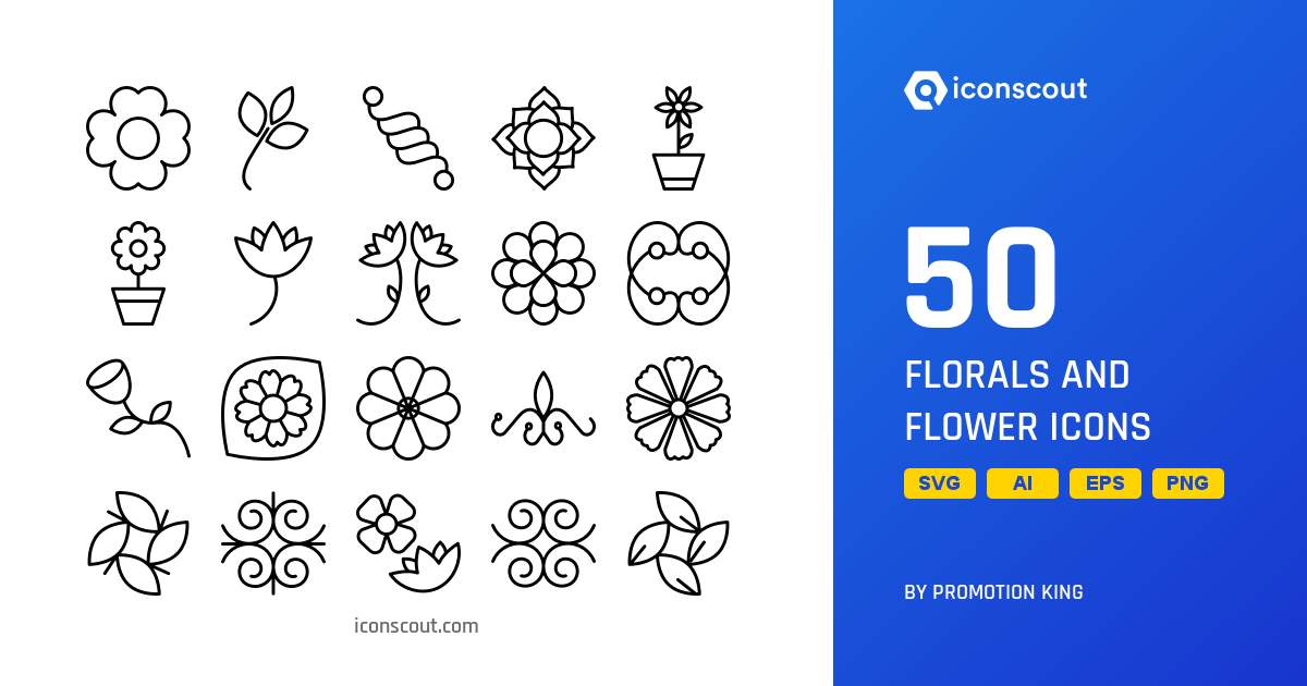Download Florals And Flower Icon Pack 1200x630 Download Florals And Flower Icon Pack