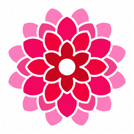 Bloom, Dahlia, Flower, Pink Icon 512x512 Bloom, Dahlia, Flower, Pink Icon