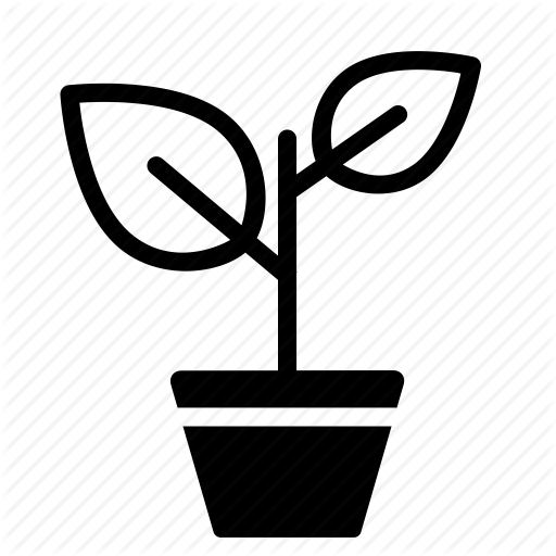 512x512 Flowerpot, Leave, Nature, Plant, Pot, Tree Icon