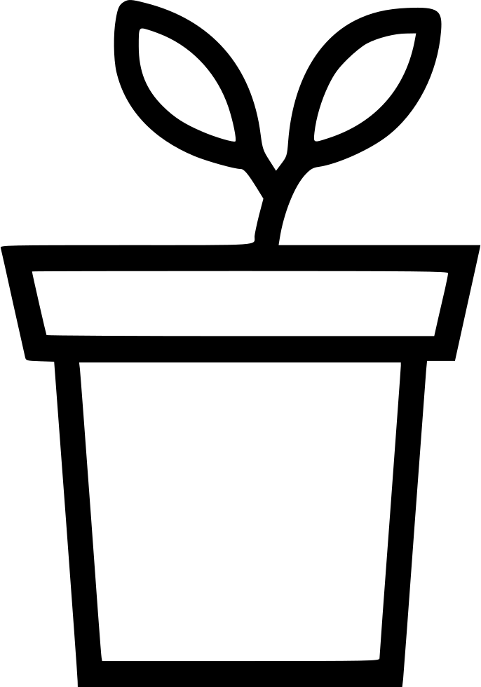 686x980 Plant Flower Pot Decoration Leaf Png Icon Free Download