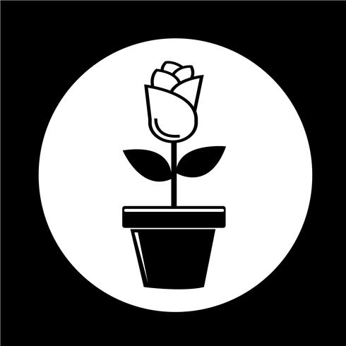 490x490 Flower Pot Icon Vector