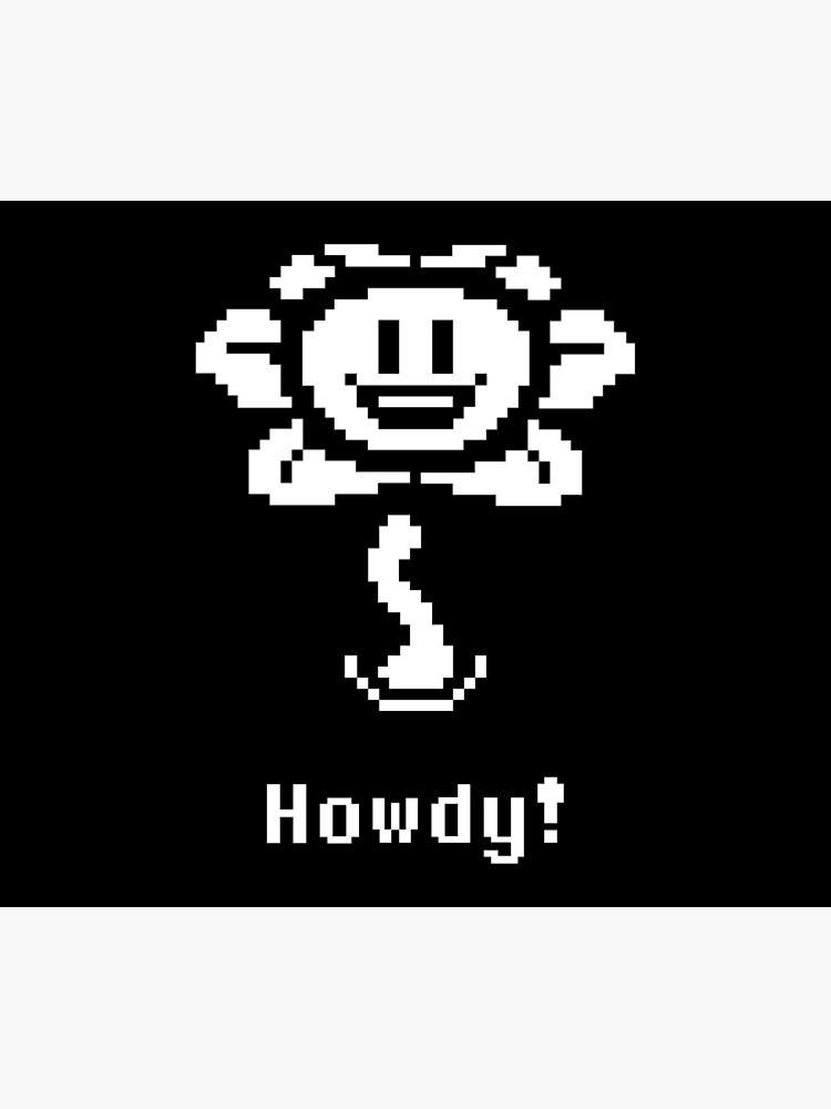 750x1000 Howdy! Flowey Poster