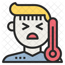 256x256 Kate Flu Icon Of Colored Outline Style