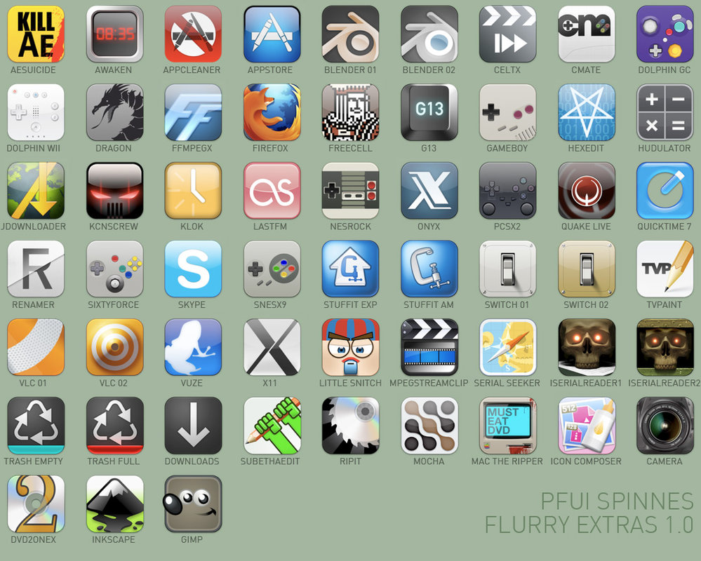 999x800 Pfui Spinnes Flurry Extras