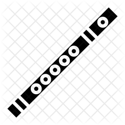 256x256 Flute Icon Of Glyph Style