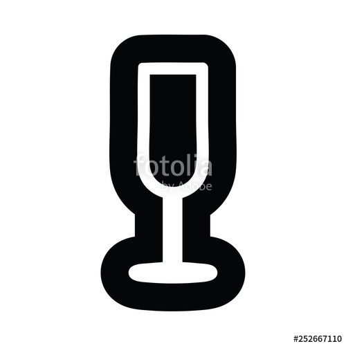 500x500 Champagne Flute Icon Stock Image And Royalty Free Vector